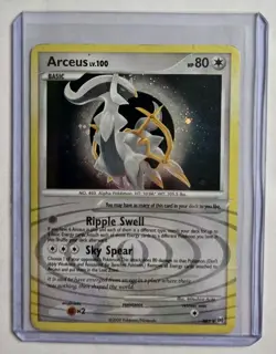 Pokemon Lv. 100 Arceus AR5 Holo Platinum Arceus - Image 1