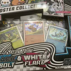 Pokemon Black Bolt and White Flare Poster Collection Box Sealed English New - Image 3