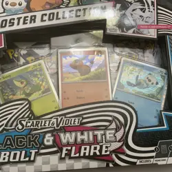 Pokemon Black Bolt and White Flare Poster Collection Box Sealed English New - Image 5