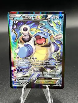 Pokemon TCG Blastoise EX XY122 Black Star Promo Holo LP+ AD3 - Image 1