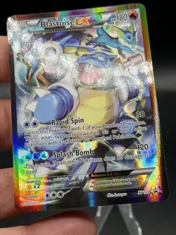 Pokemon TCG Blastoise EX XY122 Black Star Promo Holo LP+ AD3 - Image 2