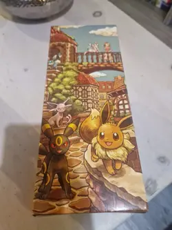 OPENED Eevee Heroes Gym Set Box + Deckbox + Sleeves (Sealed) JAPANESE EXCLUSIVE - Image 1