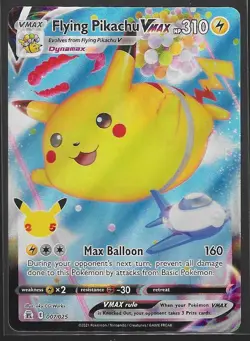 Flying Pikachu VMAX 007/025 - 2021 Pokemon Celebrations 25th Anniversary NM - Image 1