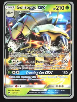 Pokemon Golisopod GX 17/147 World Championships 2017 Ultra Rare LP - Image 1