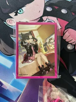 Pokemon Crown Zenith Marnie & Morpeko Playmat & Marnie Sleeves, Deck Box, Coin - Image 2