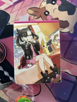 Pokemon Crown Zenith Marnie & Morpeko Playmat & Marnie Sleeves, Deck Box, Coin - Image 4