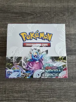 NEW Pokemon TCG Scarlet & Violet Temporal Forces Booster Box 36 Packs SEALED - Image 1