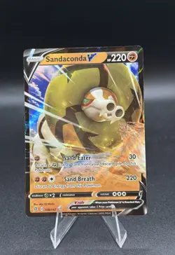 Sandaconda V 108/192-Pokemon TCG-Ultra Rare-Holo-SWSH02: Rebel Clash-NM - Image 1