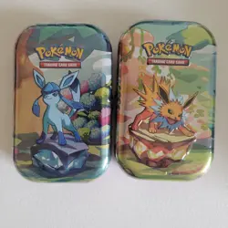 Pokemon Scarlet & Violet Prismatic Evolutions Mini Tins Lot Of 2 New Sealed - Image 1