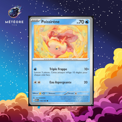Carte Pokemon Poissirene 118/165 151 Ecarlate & Violet Francais - Image 1