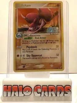 PACK FRESH 2006 POKEMON EX CRYSTAL GUARDIANS MEDICHAM #25/100 STAMPED HOLO W10 - Image 1