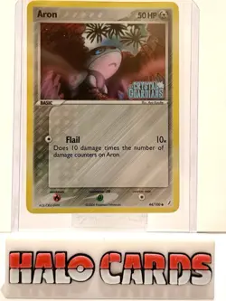 PACK FRESH Pokemon Aron 44/100 2006 Crystal Guardians Reverse Holo Stamped W10 - Image 1