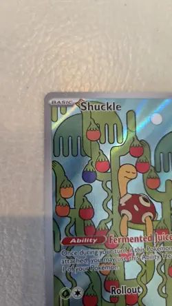 Shuckle 136/132 - ME01: Mega Evolution Pokemon Illustration Rare Holo NM - Image 2