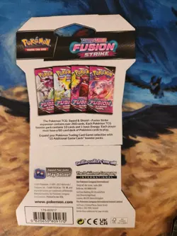 Pokemon Sword & Shield Fusion Strike Sleeved Booster Pack Lot Of 3 820650809163 - Image 3