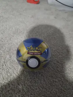 FACTORY SEALED Pokemon TCG Quick Ball Pokeball Tin J21 New - Image 1