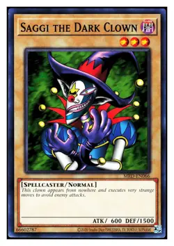 YuGiOh Saggi the Dark Clown MRD-EN066 Matel Raiders Common - Image 1