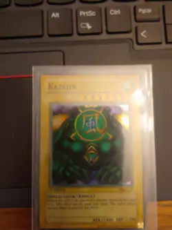 Yu-Gi-Oh MRD-026 KAZEJIN (super rare) 1st Ed LP Faded Misprint - Image 1