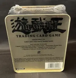 2003 Yugioh Collector Tin, Kaiba/Blue Eyes Dragon MINT!, F.Sealed &Case Fresh W3 - Image 2