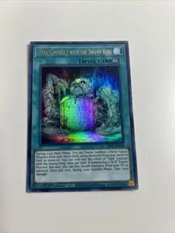 Dark Contract with the Swamp King - GFP2-EN160 - Ultra Rare - NM - 1st Ed Yugioh - Image 1