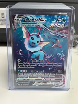 Vaporeon VMAX SWSH182 SWSH: Sword & Shield Promo Cards Holo, NM-M - Image 1