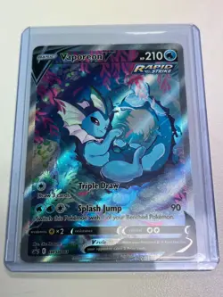 Vaporeon VMAX SWSH182 SWSH: Sword & Shield Promo Cards Holo, NM-M - Image 2