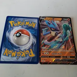 Pokemon JUMBO Lucario V Card Lot x21 Cards. - Image 2