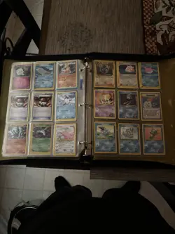 Pokemon Cards Collection (Ungraded 324 Cards) with Binder Fair to Good Cond. - Image 3