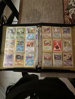Pokemon Cards Collection (Ungraded 324 Cards) with Binder Fair to Good Cond. - Image 5
