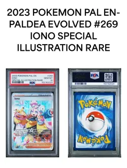 PSA 10 Iono #269 Special Illustration Rare Card Gem Mint 2023 Pokemon PAL EN - Image 3
