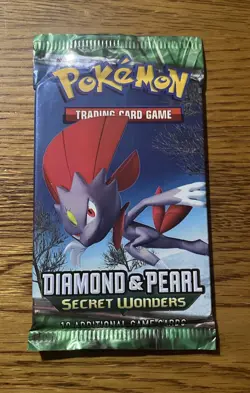 Pokemon 2007 Diamond & Pearl Secret Wonders Booster Pack Sealed Collector Cards - Image 1