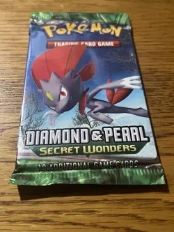 Pokemon 2007 Diamond & Pearl Secret Wonders Booster Pack Sealed Collector Cards - Image 3