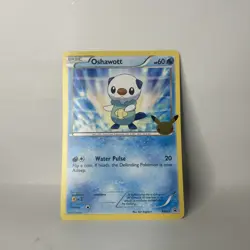 NM! JUMBO Oshawott BW03 Oversized Black Star Promo Pokemon Card - NM! - Image 1