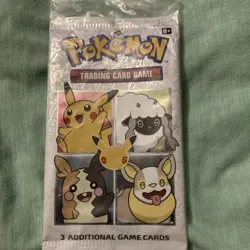 SEALED 25th Anniversary General Mills Pokemon Cereal 3 Card Booster Packs cards - Image 1