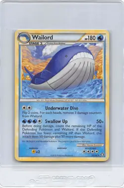WAILORD 31/102 - NON-HOLO - RARE - TRIUMPHANT - 2010 Pokemon Card - NM - Image 1