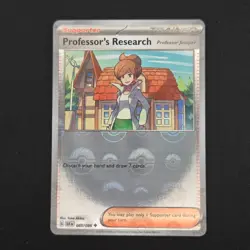 Pokemon TCG Card Professors Research 085/086 Black Bolt Pokeball Reverse - NM - Image 1