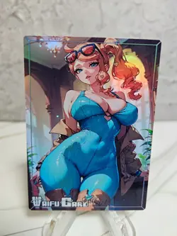 Sonia Trading Card Waifu Goddess Story Anime Girl holo Karte Manga Full Art - Image 1