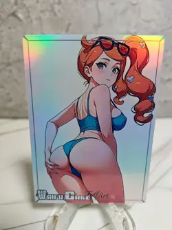 Sonia Trading Card Waifu Goddess Story Anime Girl holo Karte Manga Full Art - Image 1