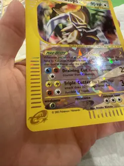 Crystal Kabutops 12/12 Skyridge Jumbo Oversized Box Topper Pokemon Card - Image 2