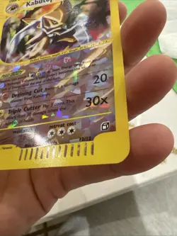 Crystal Kabutops 12/12 Skyridge Jumbo Oversized Box Topper Pokemon Card - Image 3