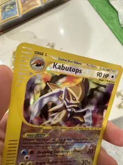 Crystal Kabutops 12/12 Skyridge Jumbo Oversized Box Topper Pokemon Card - Image 5