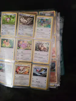 Loaded Pokemon Cards Collection Binder Multiple Card Lot Collectable - Image 1