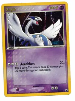 Pokemon Card: Lugia REVERSE HOLO 29/115 Stamped EX Unseen Forces Set Rare! GD - Image 1