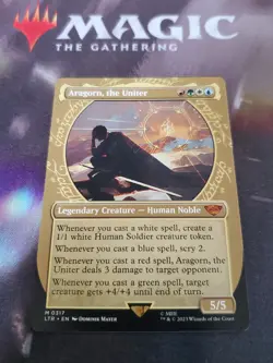 Mtg. Aragorn, the Uniter. Showcase. Lord of the Rings. Pack Fresh - Image 1