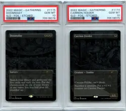 2022 MTG Secret Lair Junji Ito Etched Foil Complete Full Set PSA 10 Consecutive - Image 3