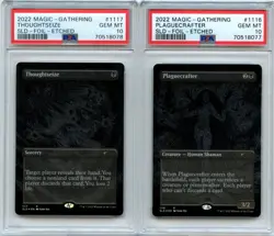 2022 MTG Secret Lair Junji Ito Etched Foil Complete Full Set PSA 10 Consecutive - Image 5