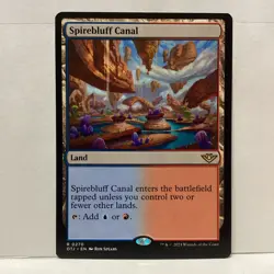MTG Spirebluff Canal Magic: The Gathering Outlaws of Thunder Junction #0270 - Image 1