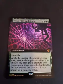 Web of Life and Destiny Extended Art MTG Marvel's Spider-Man (Foil) NM - Image 1