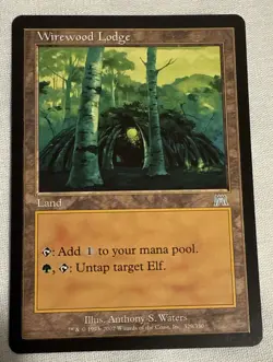 Wirewood Lodge Onslaught Light Play MTG Magic the Gathering - Image 1