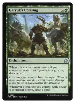 MTG Garruk's Uprising | #220 Foundations | English - Image 1
