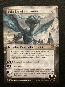 Ugin, Eye Of The Storms - Borderless - Tarkir Dragonstorm - TDM M 0382 - Image 2